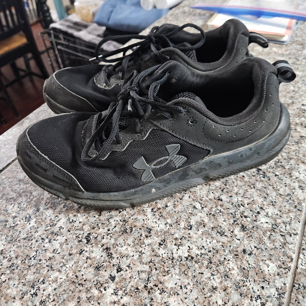 Under Armour Black Camo Athletic Shoes